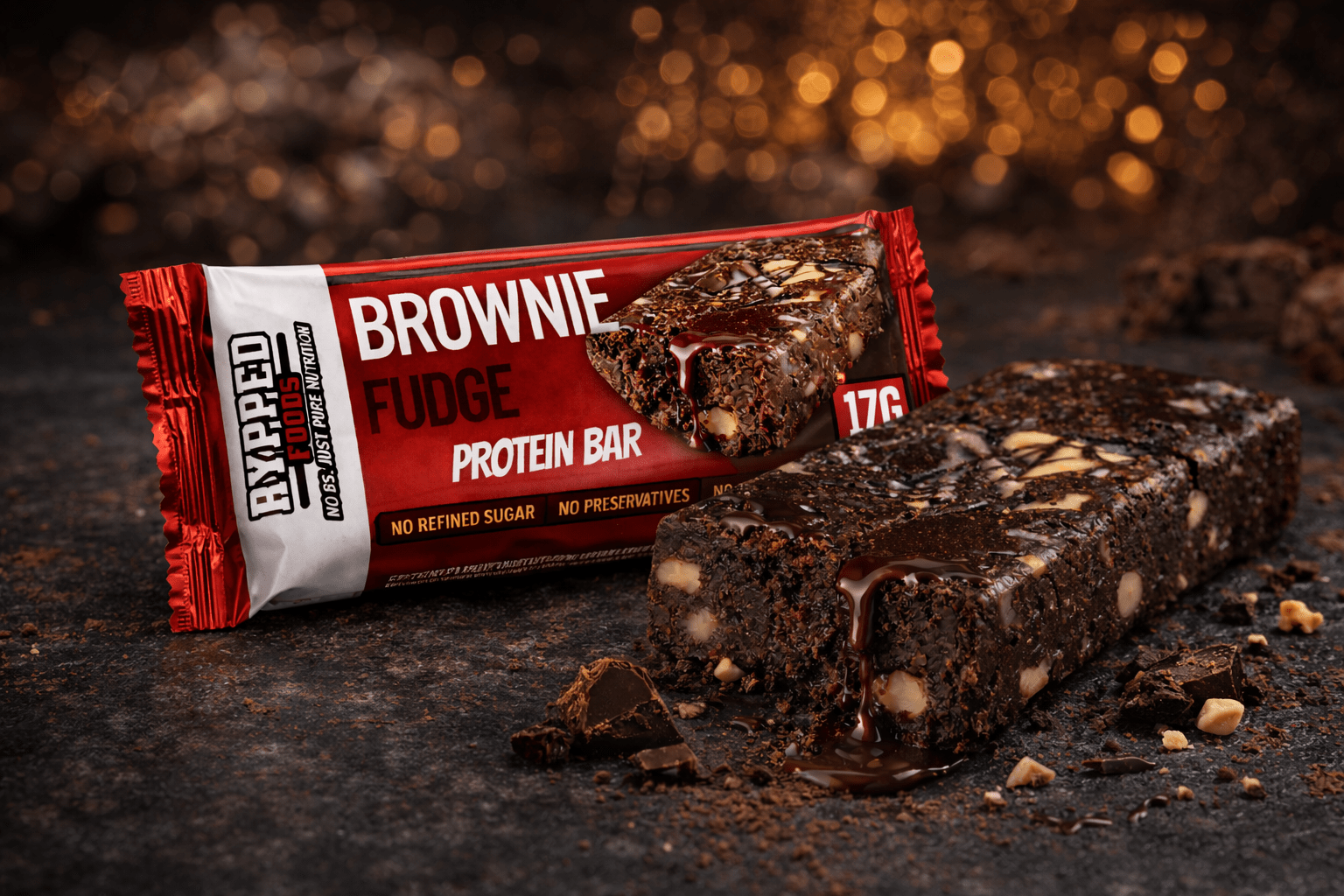 Brownie Fudge Protein Bar - rypped nutrition