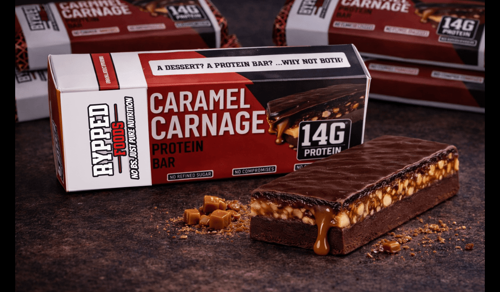 Caramel Carnage PROTEIN BARS - rypped nutrition