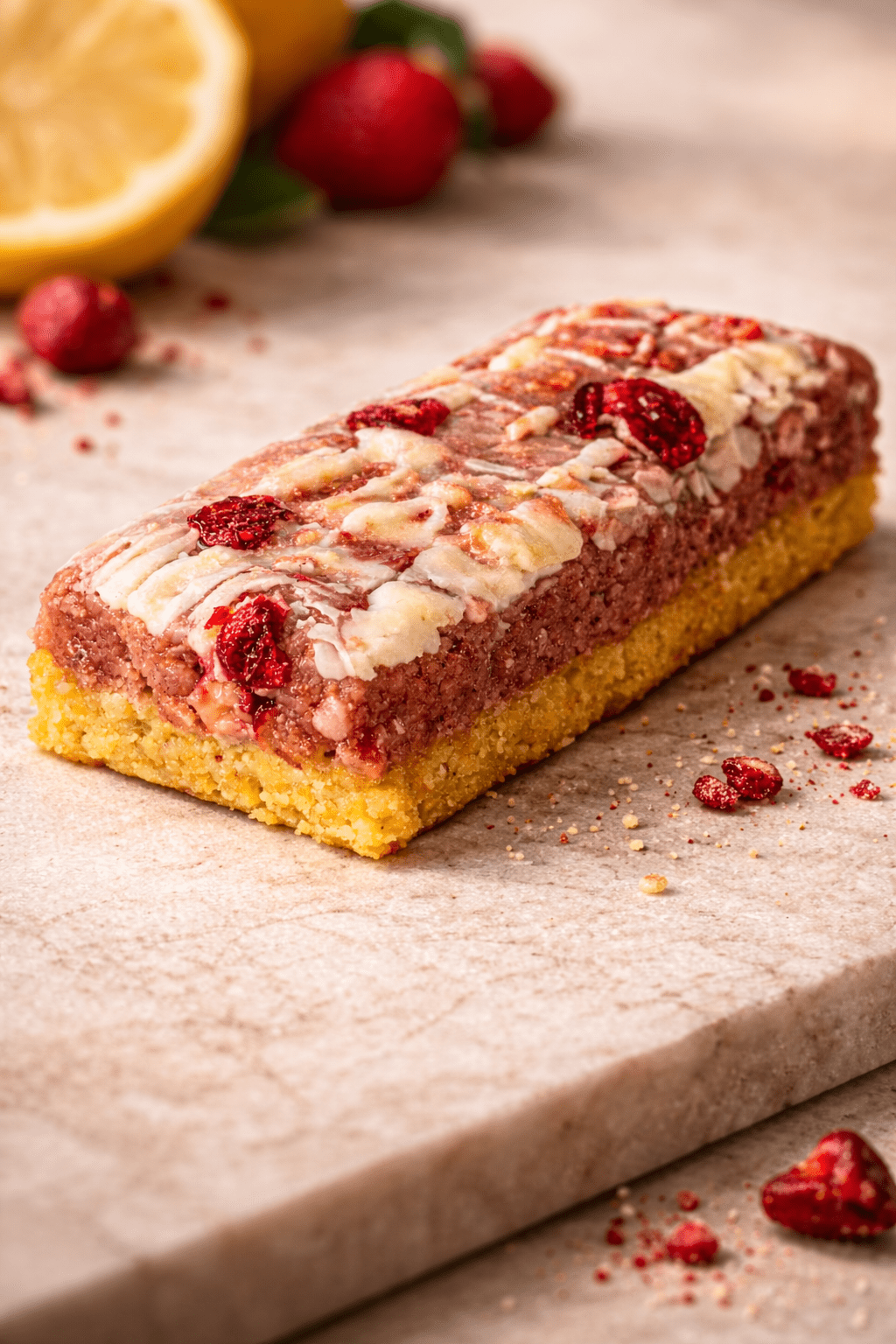 LEMON STRAWBERRY PROTEIN BARS - rypped nutrition